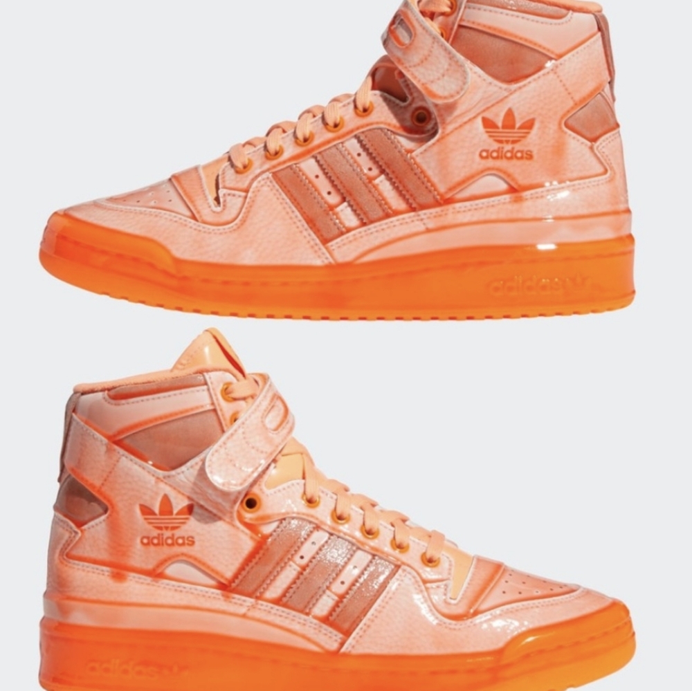 Jeremy Scott x Adidas Forum Dipped - signal orange